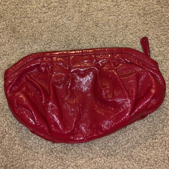 GAP Vegan Patent Leather Clutch - Picture 1 of 2